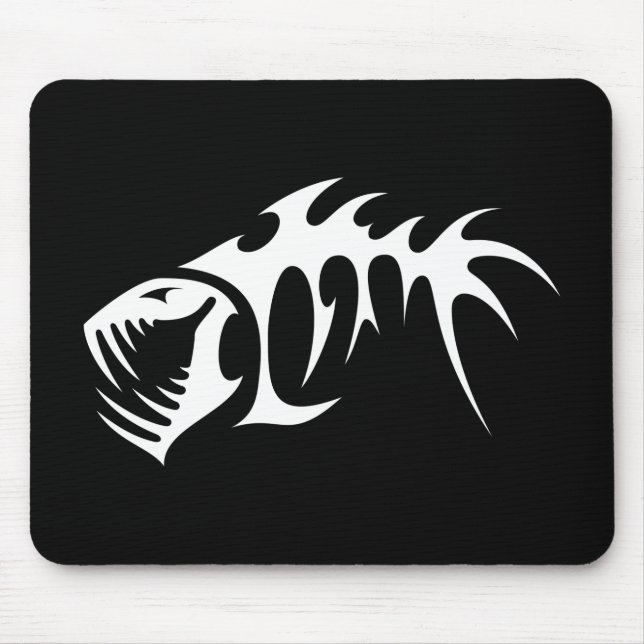 Schwarzes MentalPad Mousepad (Vorne)