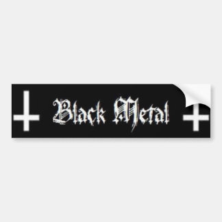Schwarzes Metall Autoaufkleber