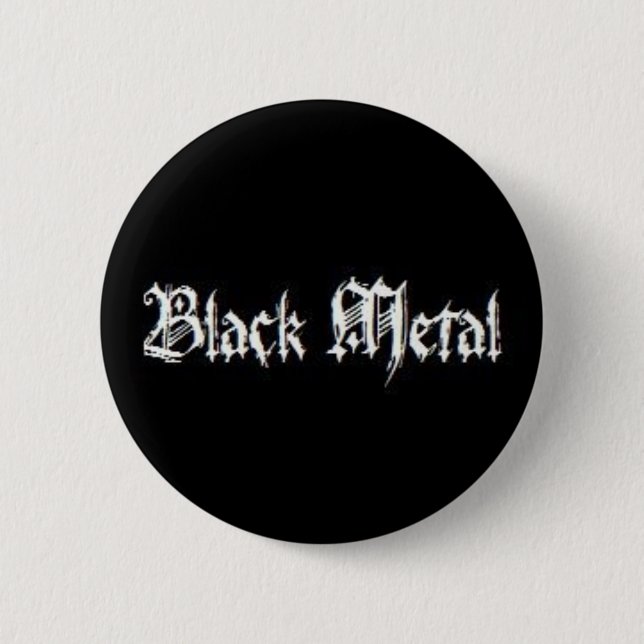SCHWARZES METALL BUTTON (Vorderseite)