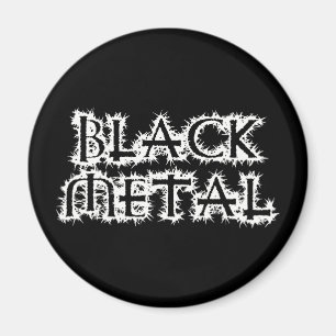 Schwarzes Metall Magnet