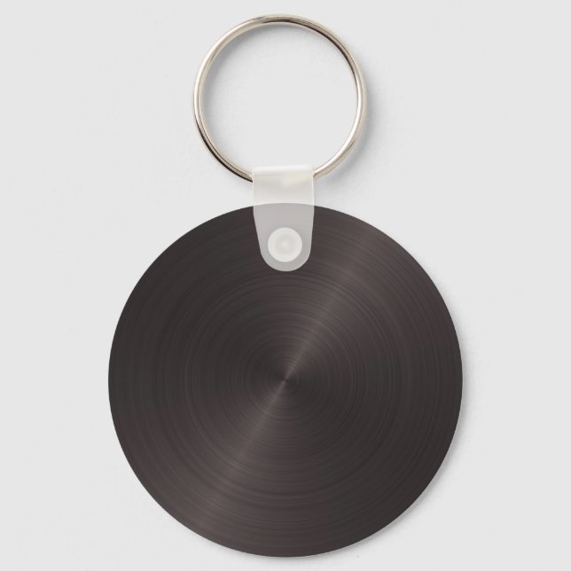 Schwarzes Metall Schlüsselanhänger (Vorderseite)