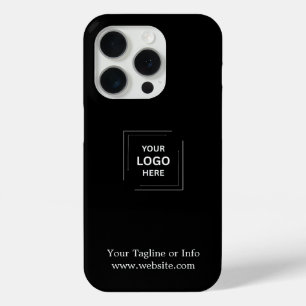 Schwarzes minimalistisches Geschäft-Logo iPhone-Ca Case-Mate iPhone Hülle