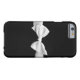 Schwarzes mit weißer Bandbogen grafischem iPhone 6 Case-Mate iPhone Hülle (Rückseite Horizontal)