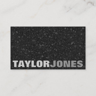 Schwarzes modernes strukturiertes visitenkarte