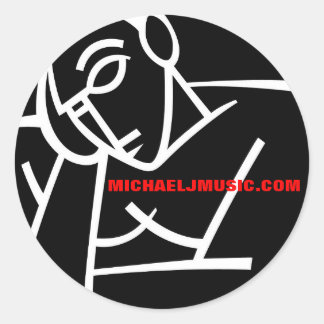 Schwarzes "Mofo-Typ" Aufkleber