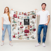 Schwarzes Monogramm 19 Bilder FotoCollage