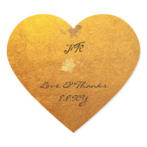 Schwarzes Monogramm Golden Kraft Save the Date