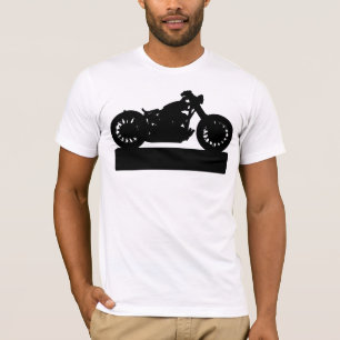 Schwarzes Motorrad T-Shirt