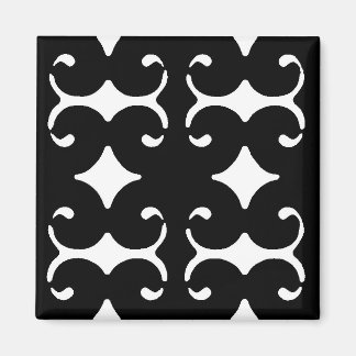 Schwarzes Muster Magnet
