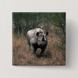 Schwarzes Nashorn Button