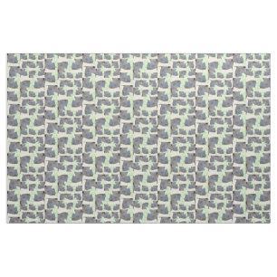 Schwarzes Nashorn Stoff