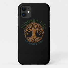 Schwarzes Nibbana Leben Case-Mate iPhone Hülle
