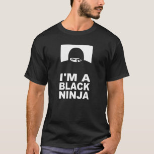Schwarzes Ninja T-Shirt