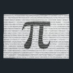 Schwarzes Number pi day mathematical symbol Kissenbezug<br><div class="desc">Schwarzes Number pi day mathematical symbol</div>