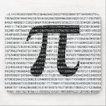 Schwarzes Number pi day mathematical symbol Mousepad<br><div class="desc">Schwarzes Number pi day mathematical symbol</div>