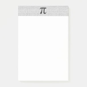 Schwarzes Number pi day mathematical symbol Post-it Klebezettel