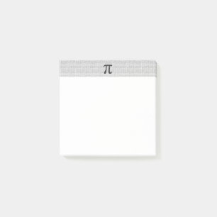 Schwarzes Number pi day mathematical symbol Post-it Klebezettel
