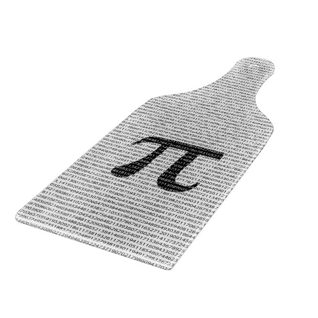 Schwarzes Number pi day mathematical symbol Schneidebrett (Ecke)