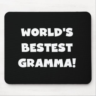 Schwarzes oder Weiß des Gut-est Gramma der Welt Mousepad