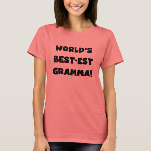 Schwarzes oder Weiß des Gut-est Gramma der Welt T-Shirt