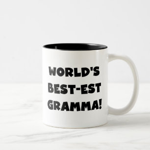 Schwarzes oder Weiß des Gut-est Gramma der Welt Zweifarbige Tasse