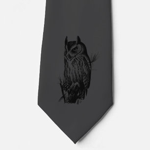 Schwarzes Ohr   Neck Tie   Kohle und Schwarz Krawatte