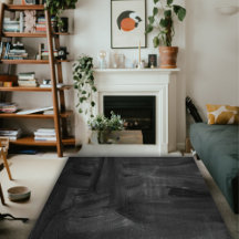 Schwarzes Paint Modernes Boho Abstraktes Gebiet