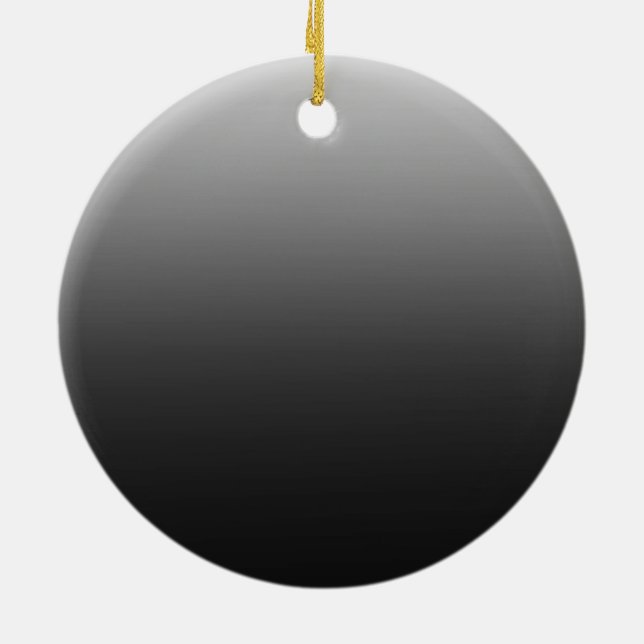 Schwarzes Papier Keramikornament (Hinten)