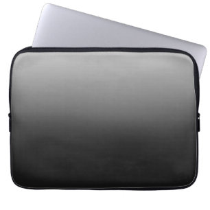Schwarzes Papier Laptopschutzhülle