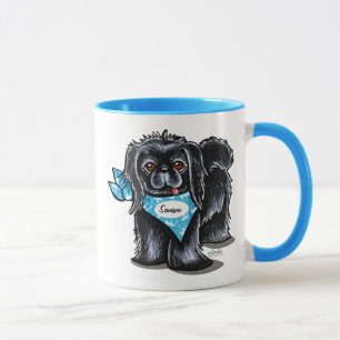Schwarzes Pekingese Tasse