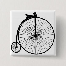 Schwarzes Penny-Farthing-Vintage-Fahrrad
