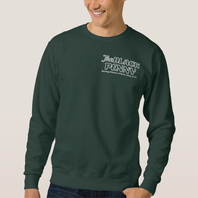 Schwarzes Penny-Sweatshirt Sweatshirt (Vorderseite)
