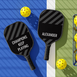 Schwarzes Personalisiertes Pickleball-Paddel Pickleball Schläger