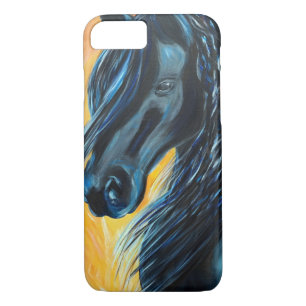 Schwarzes Pferd Case-Mate iPhone Hülle