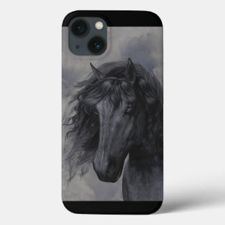 Schwarzes Pferd iPhone 13 Hülle