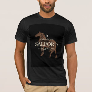 Schwarzes Pferd Grafik-T-Shirt Fettes Streetwear T-Shirt