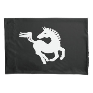 Schwarzes Pferd Kissenbezug
