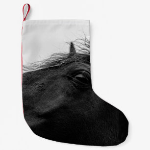 SCHWARZES PFERD KLEINER WEIHNACHTSSTRUMPF