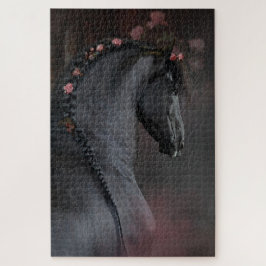 Schwarzes Pferd - Puzzle