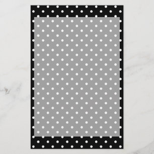 Schwarzes Polka-Punktmuster