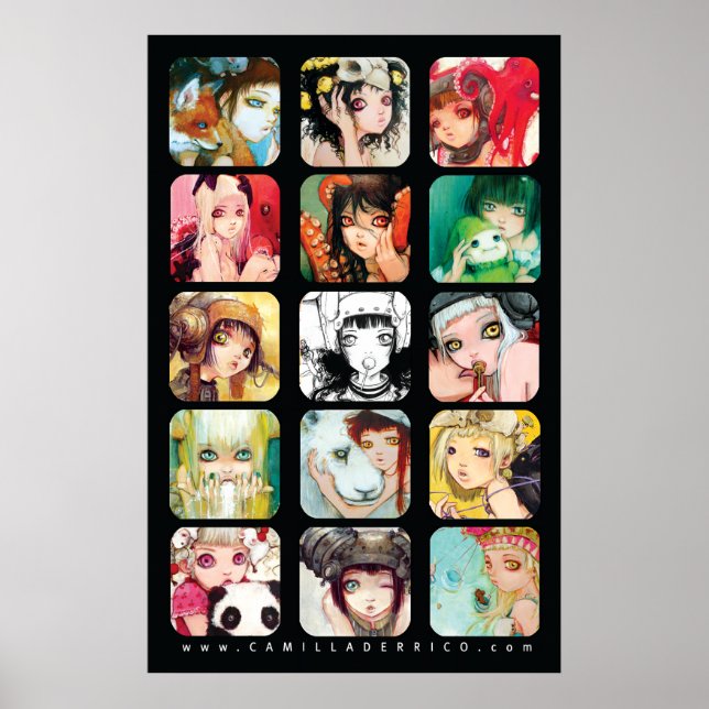 Schwarzes Poster (Vorne)