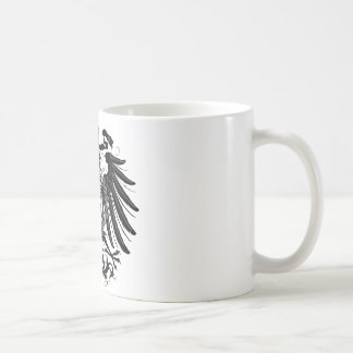 Schwarzes preussisches Eagle Kaffeetasse