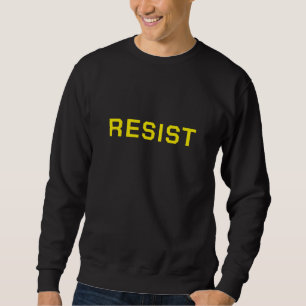 Schwarzes Protest-Sweatshirt Sweatshirt