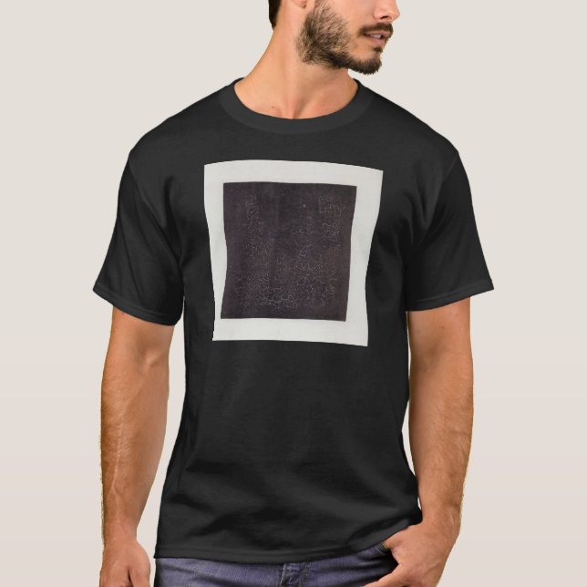 Schwarzes Quadrat durch Kazimir Malevich T-Shirt (Vorderseite)