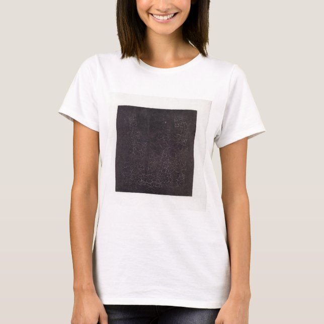 Schwarzes Quadrat durch Kazimir Malevich T-Shirt (Vorderseite)