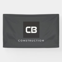 Schwarzes Quadrat Monogram Construction Logo Dunke