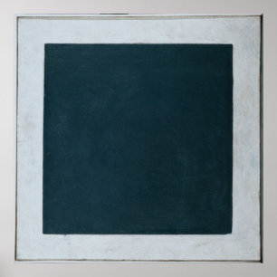 Schwarzes Quadrat Poster