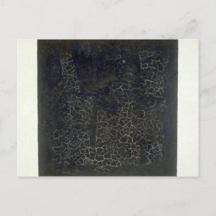 Schwarzes Quadrat Postkarte