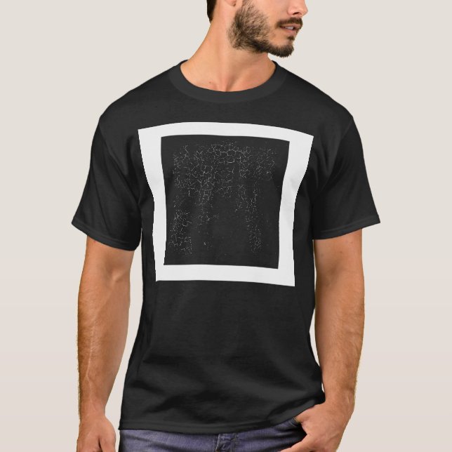 Schwarzes Quadrat T-Shirt (Vorderseite)