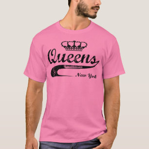 Schwarzes - Queens, New York City NYC T-Shirt
